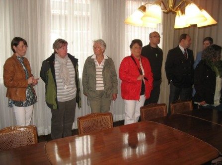 Führung der Vereinsmitglieder zur Eröffnung im Juli 2011