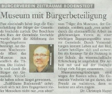 Eröffnung ZeitRäume Bodenstedt 2011